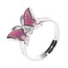 Stebcece ? Exquisite Rings Magic for Butterfly Color Change Mood Ring Accs for Fami view 4