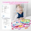 Freebear Deluxe Pink Princess Quiet Book Sensory Board for Toddlers 1-4, Montessori Educational Toys for Girls, Travel Toys with Activities view 4