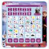 LEXiBOOK Disney Frozen, Educational Bilingual Learning Tablet, Learn Letters Numbers Words Spelling and Music, English/Spanish Languages, Blue, JCPAD002FZi2 view 1