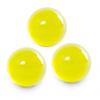 3-Pack of 1 1/2 in. 38mm Yellow Acrylic Contact Juggling Ball +/-0.005", 1.5" Chartreuse Yellow Acrylic Plastic Resin Ball Set view 1