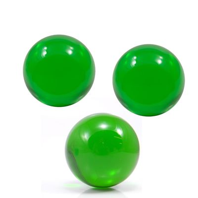 3-Pack of 1 1/2 in. 38mm Colorful Acrylic Contact Juggling Ball Set, 1.5" Multicolor Acrylic Plastic Resin Massage Balls (Green)