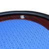 INO Design Poker Table for 10 Player Casino Games 96 inches Light Series with Cup Holders Wooden Racetrack Felt Foldable Legs, Blue view 4