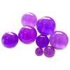 3-Pack of 1 1/2 in. 38mm Colorful Acrylic Contact Juggling Balls +/-0.005", 1.5" Multicolor Acrylic Plastic Resin Ball Set (Purple) view 2