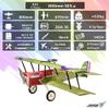 Dancing Wings Hobby RC Micro Foam Airplane 800mm PP Foam Biplane S.E.5a Need to Build for Adults (E3304) view 3