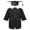 Hularka Kids Boys Girls Preschool Kindergarten Graduation Gown Cap Set with Tassel for Ceremony Student Uniforms Red 8-10 Years view 2