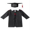 Hularka Kids Boys Girls Preschool Kindergarten Graduation Gown Cap Set with Tassel for Ceremony Student Uniforms Red 8-10 Years view 4