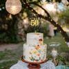 1 PCS Happy 50th Birthday Cake Topper Black Gold Glitter Cheers to 50 Years Birthday Cake Pick 50 Fabulous Cake Decoration for Happy 50th Birthday Anniversary Party Cake Decorations Supplies view 4