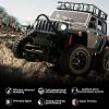 GoolRC 1:12 Scale 4 Wheel Drive Remote Control Car, Off-Road Truck with Lights, 2.4G Remote Control Crawler view 2