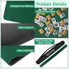 34.5"x34.5" Large Rubber Mahjong Mat Anti Slip and Noise Reduction Play Mat for Mahjong, Board Games, Dominoes, Tile Games Tabletop Cover Poker Mat with Carrying Bag(Green) view 4