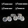 EMERBU Hardest 7.3mm Frosted Gellets Rounds(1lb) About 35,000 Rounds - Gel Splatter Ball Blaster Refill Ammo - for Ages 15+ view 2
