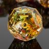 LDICEK DND Dice Set Dungeons and Dragons Dice Sharp Edged Dice Set of 7 DND Faceted Dice Golden Numbers and Beautiful Iron Box Perfect for Dungeons & Dragons RPG and Board Game(Flowers Moss) view 3