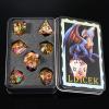 LDICEK DND Dice Set Dungeons and Dragons Dice Sharp Edged Dice Set of 7 DND Faceted Dice Golden Numbers and Beautiful Iron Box Perfect for Dungeons & Dragons RPG and Board Game(Flowers Moss) view 4
