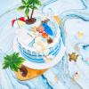 12 Pcs Hawaiian Beach Cake Decoration Summer Beach Chair and Umbrella Cake Toppers Green Palm Tree Toppers for Hawaiian Theme Birthday Wedding Party Baby Shower Party Decoration Supplies view 4
