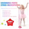 Litaonner Kids Adjustable Standing Microphone Karaoke Machine Microphone with Stand for Singing Tour Toddler Musical Toy for 3 Years Old Boys Girls Birthday Gift 36M+ view 2