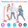 Litaonner Kids Adjustable Standing Microphone Karaoke Machine Microphone with Stand for Singing Tour Toddler Musical Toy for 3 Years Old Boys Girls Birthday Gift 36M+ view 4