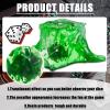 Deekin Dice Jail Gelatinous Cube Dice Prison Resin Cube 7 Role Playing Cage with Container Black Polyhedral Set Miniature Accessory for Gatherings Activity Party Gift Set(Green) view 3
