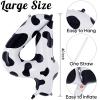 Cow Print Number 4 Balloon, Large 40 Inch Cow Number Birthday Balloons, Foil Mylar Number 4 Balloons for 4 Year Old Birthday Party Decorations Supplies Animal Farm Cowboy Cowgirl Themed Party view 3