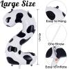 Cow Print Number 2 Balloon, Large 40 Inch Cow Number Birthday Balloons, Foil Mylar Number 2 Balloons for 2 Year Old Birthday Party Decorations Supplies Animal Farm Cowboy Cowgirl Themed Party view 3