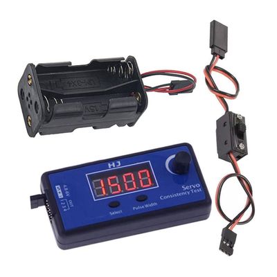 1Set RC Digital Servo Tester ESC Consistency Tester Speed Controller for RC Helicopter Airplane Car Motor Throttle Display