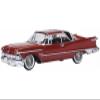 1959 Imperial Crown 2 Door Hardtop Radiant Red with Black Top 1/87 (HO) Scale Diecast Model Car by Oxford Diecast 87IC59003 view 1