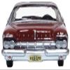 1959 Imperial Crown 2 Door Hardtop Radiant Red with Black Top 1/87 (HO) Scale Diecast Model Car by Oxford Diecast 87IC59003 view 3