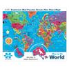Re-marks Map of The World Deluxe Jigsaw Puzzle with Whimsy Pieces view 1