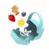 KOMBIUDA 4pcs Pacifier Box Soother Case Handles Pacifier Holder Clips Packing Box for Travel view 2