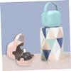 KOMBIUDA 4pcs Pacifier Box Soother Case Handles Pacifier Holder Clips Packing Box for Travel view 3
