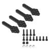 1 10 rc Crawler Long Travel Shocks Shock Keys mounts Mount Extension Key Adjustable axial Car Model Accessories Tower car adapters Rock Extender Relocation Stand (Black) view 1