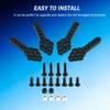 1 10 rc Crawler Long Travel Shocks Shock Keys mounts Mount Extension Key Adjustable axial Car Model Accessories Tower car adapters Rock Extender Relocation Stand (Black) view 3