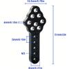 1 10 rc Crawler Long Travel Shocks Shock Keys mounts Mount Extension Key Adjustable axial Car Model Accessories Tower car adapters Rock Extender Relocation Stand (Black) view 4