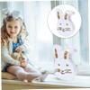 BESTOYARD Rabbit Pinata bling decor blush decor pinata rabbit decoration Easter party pinata rabbit pinata rabbit pendant Easter hanging pinata rabbit X1 white Cartoon makeup Paper view 4
