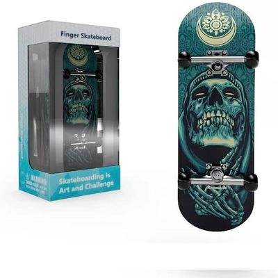 Lently Wood Fingerboards, Mini Fingerboards, 99mmL*29mmW (Redeem The Skeleton)