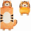 Nap Buddy Sleeping Bag for Kids, Convertible Sleeping Bag for Boys and Girls, Oeko TEX Certified, Travel Sleeper for Children, Tiger view 1