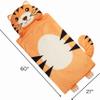 Nap Buddy Sleeping Bag for Kids, Convertible Sleeping Bag for Boys and Girls, Oeko TEX Certified, Travel Sleeper for Children, Tiger view 2