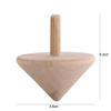 4 Pcs Wooden Spinning Tops Rotate Gyro DIY Gyroscope Toys Spinning Top for Children Kindergarten Toy Art Craft view 2