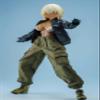 1/12 Scale Female Clothes,Female Black Coat Green Pants Trousers Costume Outfit Clothing for 6inch Soldier Action Figure Body view 3