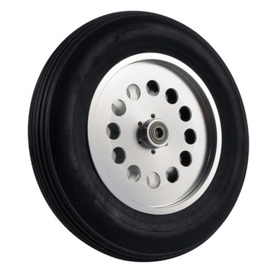 Rubber Wheel with Aluminum Hub for RC Airplane Model and DIY Robot Tires 1.75" / 2.5" / 2.75" / 3" / 3.5" / 4" / 4.5" / 5'' / 6" 1Pair (5 inch)