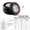 Rubber Wheel with Aluminum Hub for RC Airplane Model and DIY Robot Tires 1.75" / 2.5" / 2.75" / 3" / 3.5" / 4" / 4.5" / 5'' / 6" 1Pair (1.75 inch) view 2