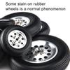 Rubber Wheel with Aluminum Hub for RC Airplane Model and DIY Robot Tires 1.75" / 2.5" / 2.75" / 3" / 3.5" / 4" / 4.5" / 5'' / 6" 1Pair (1.75 inch) view 4