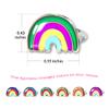 FUN JEWELS Cute Rainbow Color Change Mood Ring For Girls Size Adjustable view 2