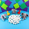 Jowxsx 10 Pcs Rattle Balls Inserts Rattle Box Repair Doll Noise Maker Noise Maker Insert Rattle Toy for Animal Puppet Doll Baby Pet Toy view 3