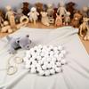 Jowxsx 10 Pcs Rattle Balls Inserts Rattle Box Repair Doll Noise Maker Noise Maker Insert Rattle Toy for Animal Puppet Doll Baby Pet Toy view 4