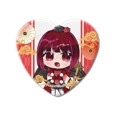 Kana Arima Heart Shaped Can Badge D