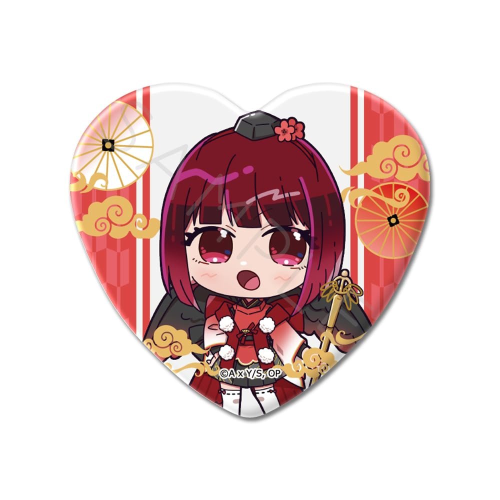Kana Arima Heart Shaped Can Badge D