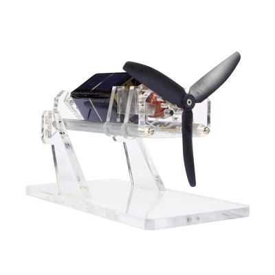 CcacHe Solar Magnetic Levitation Model Mendocino Motor Educational Model Scientific Experiment Props (Double Fan Blade)