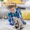 Easfan Walking Kitty Plush Toy Electric Interactive Cat Stuffed Animal Meowing Tail Wagging Head Nodding Cat Pet Toy Animated Kitten Birthday for Kids Toddlers,9" view 2