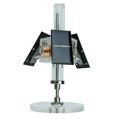 CcacHe Solar Magnetic Levitation Model Mendocino Motor Educational Model Scientific Experiment Props (Vertical Three-Panel)