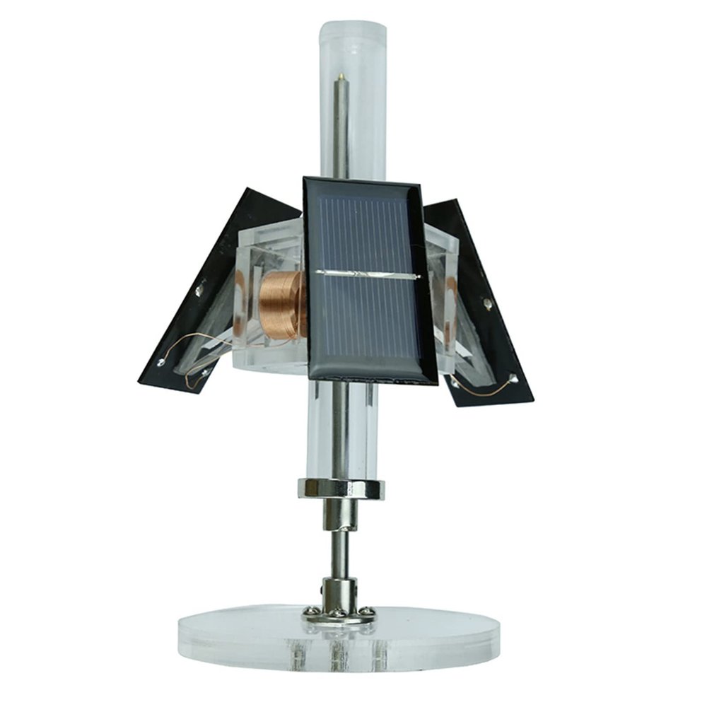 CcacHe Solar Magnetic Levitation Model Mendocino Motor Educational Model Scientific Experiment Props (Vertical Three-Panel)