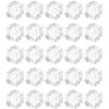 25 Pcs 16mm Blank Dice Clear Acrylic Square Blocks 6 Sided Game Dice Cubes for Table Games, Board Games, Craft Projects view 1